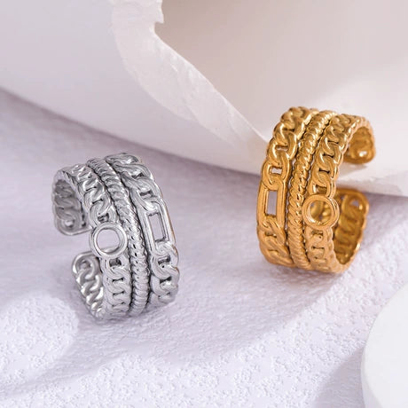 Anillo de  acero inoxidable